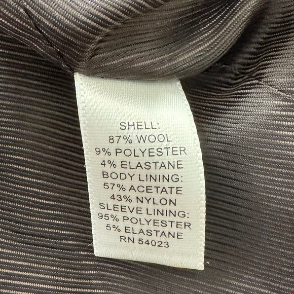 Banana Republic Gray Striped Blazer - Picture 7 of 8